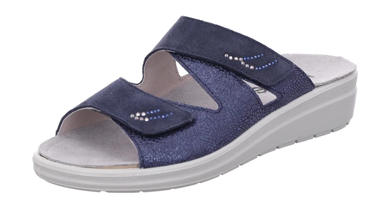Rohde Pantoletten Damen Blau