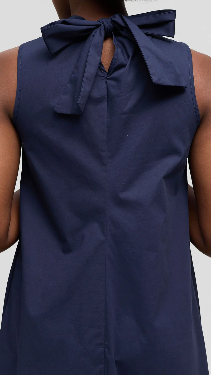 Safari by Vivo Samira Maxi Dress in Cotton - Navy
