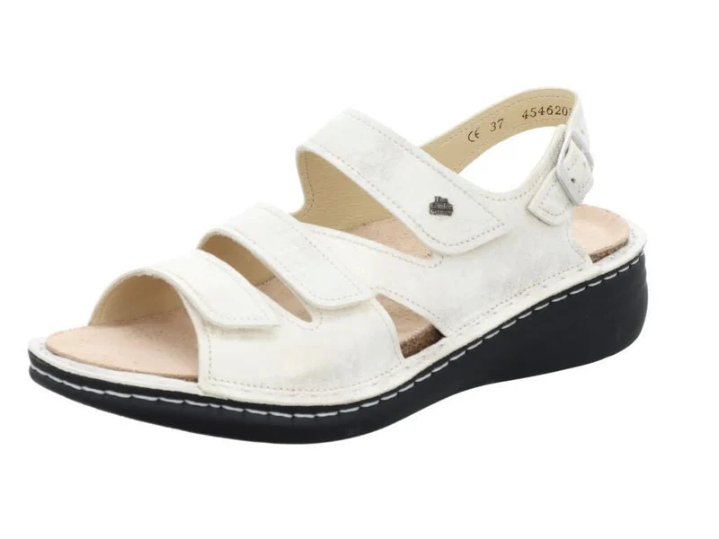 Finn Comfort Praia Oro Sandale Creme