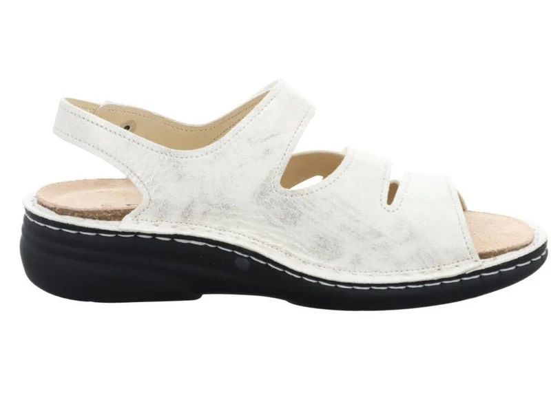 Finn Comfort Praia Oro Sandale Creme