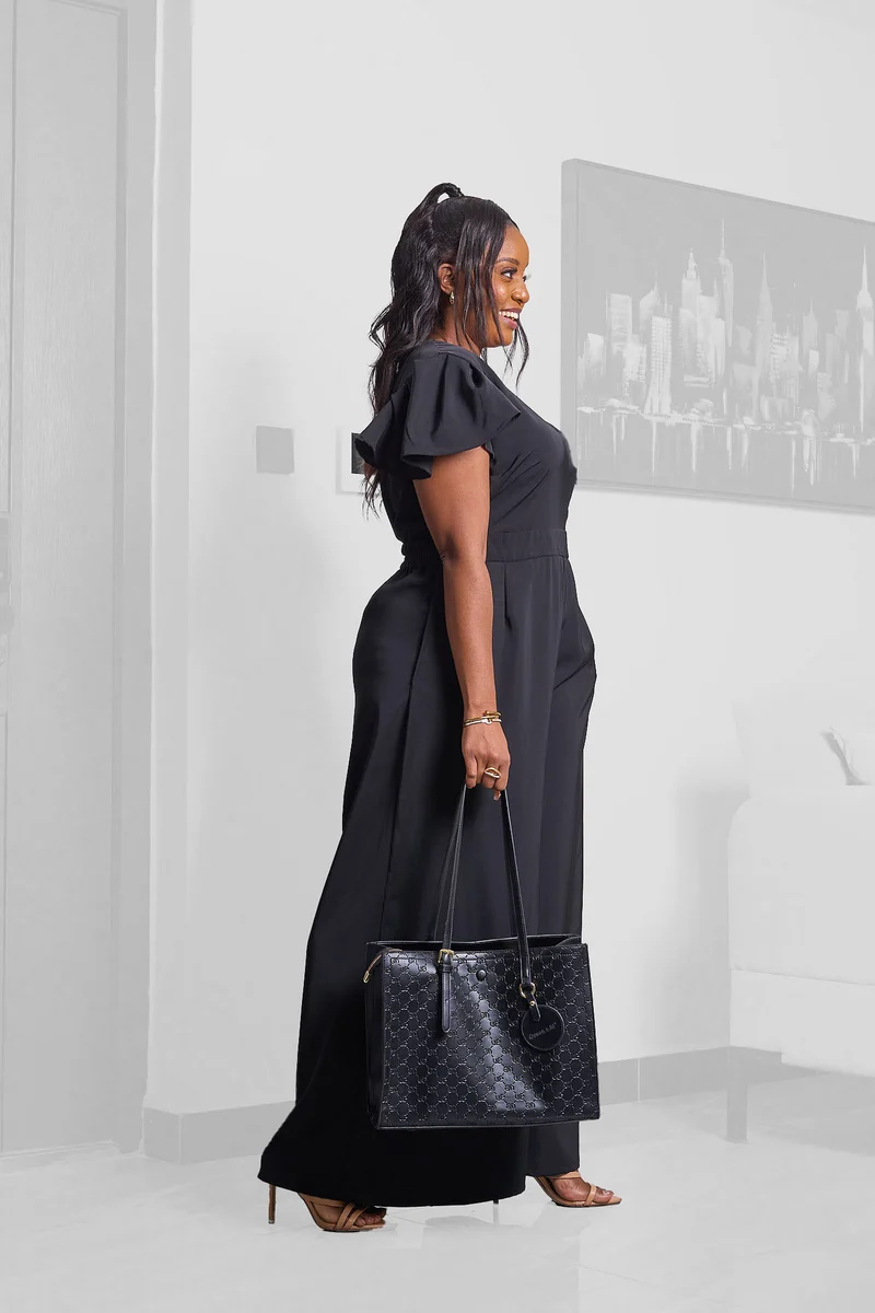 Ela Wide-Leg Jumpsuit - Black