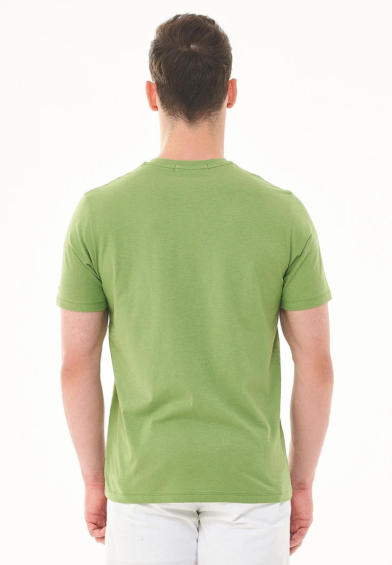 T-Shirt aus Bio-Baumwolle mit Print