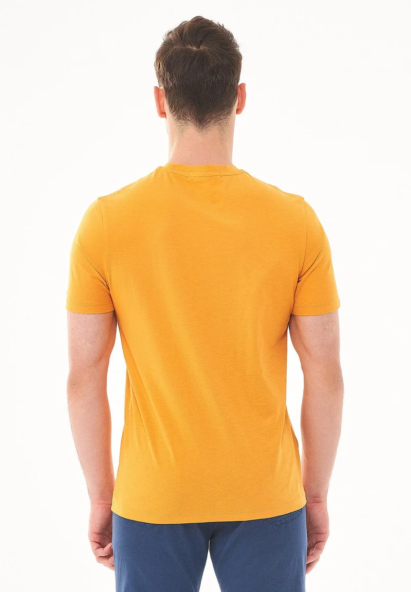 T-Shirt aus Bio-Baumwolle mit Fahrrad-Print