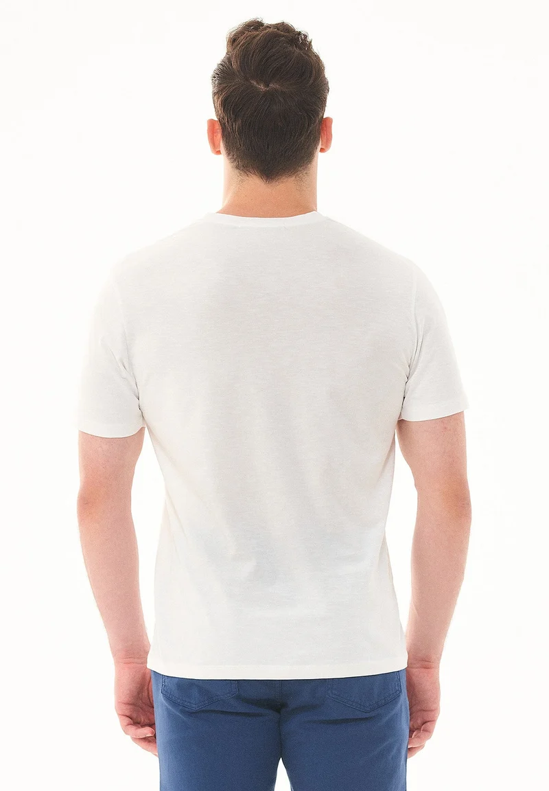 T-Shirt aus Bio-Baumwolle mit Print
