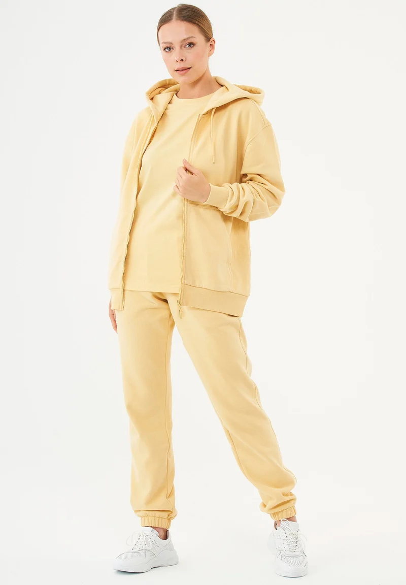 JUNDA Unisex Soft Touch Sweatjacke aus Bio-Baumwolle
