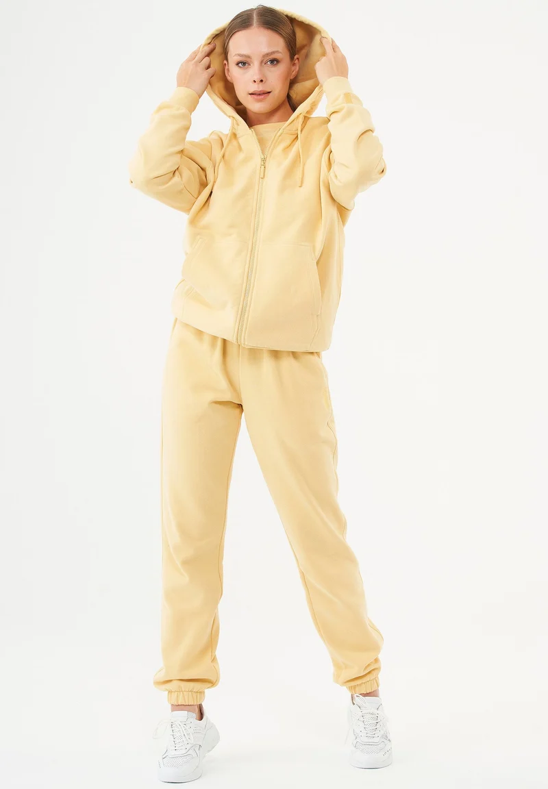 JUNDA Unisex Soft Touch Sweatjacke aus Bio-Baumwolle