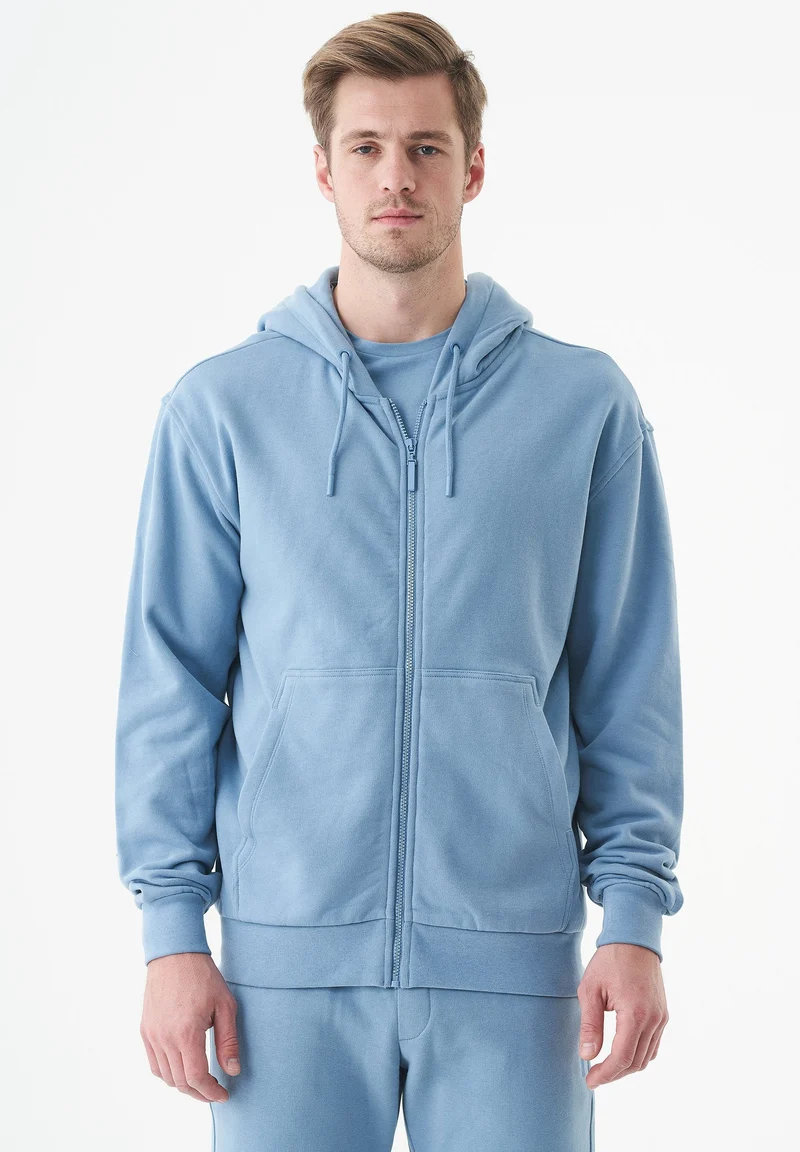 JUNDA Unisex Soft Touch Sweatjacke aus Bio-Baumwolle