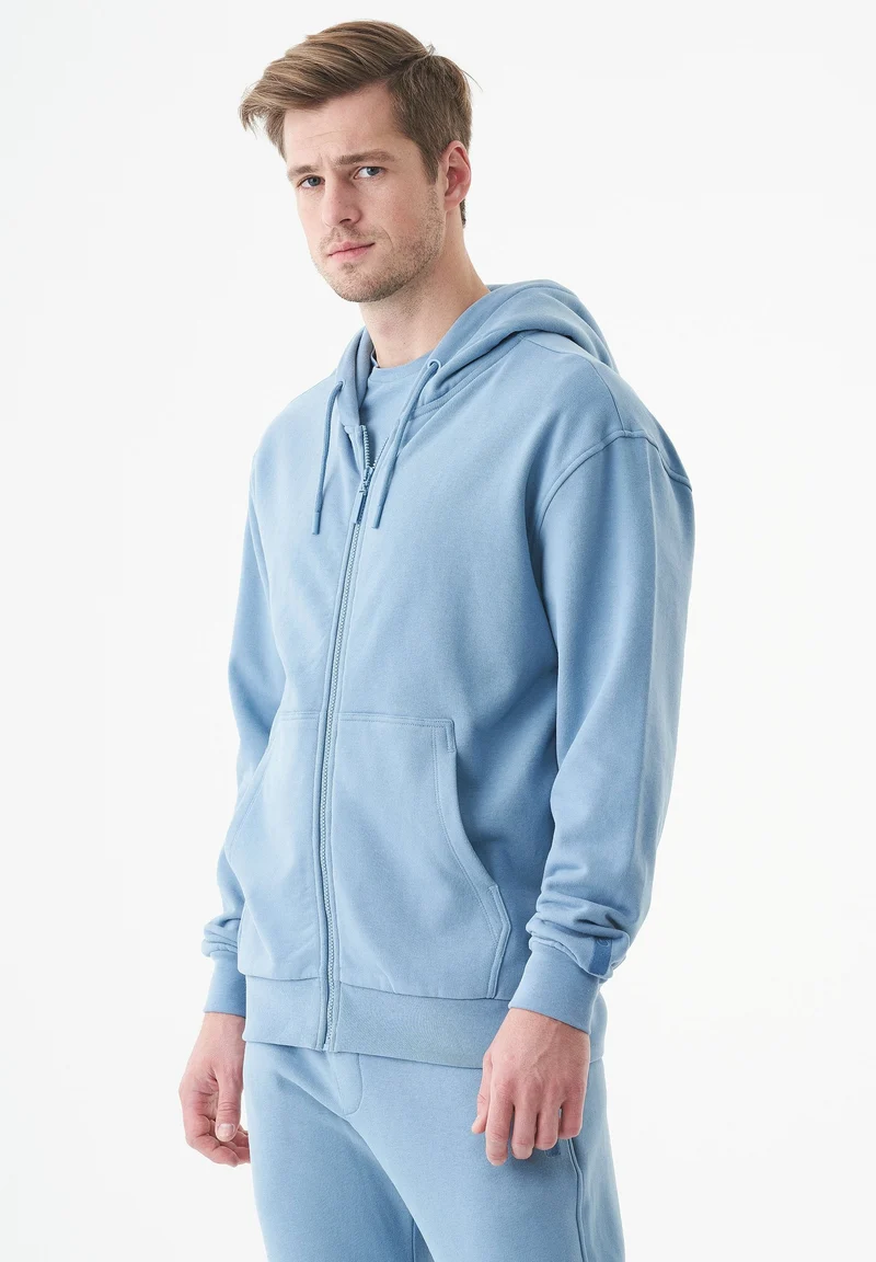 JUNDA Unisex Soft Touch Sweatjacke aus Bio-Baumwolle
