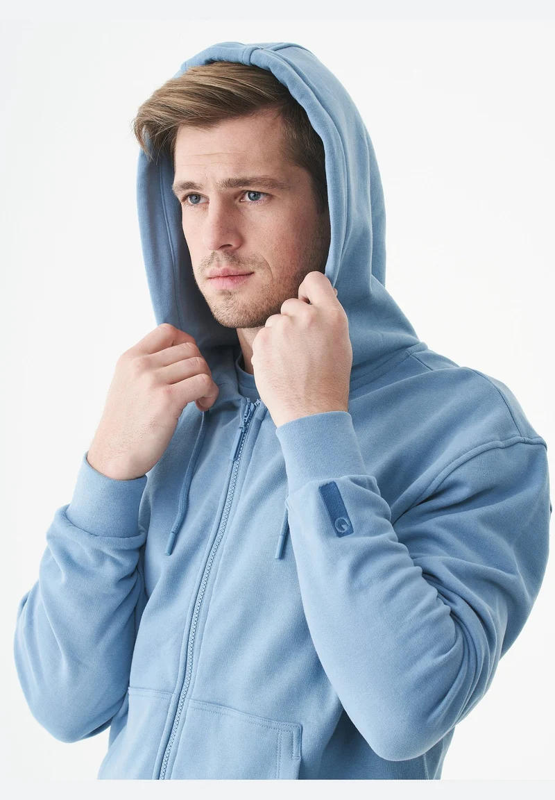 JUNDA Unisex Soft Touch Sweatjacke aus Bio-Baumwolle
