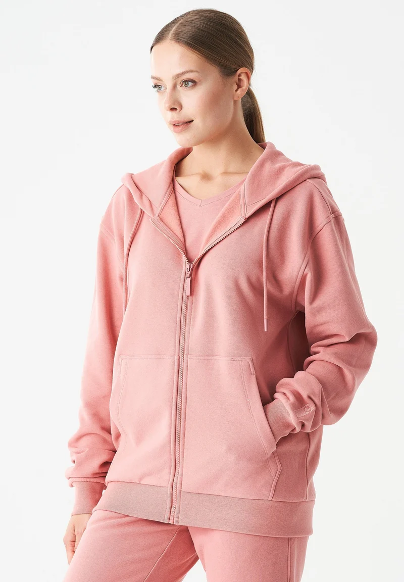 JUNDA Unisex Soft Touch Sweatjacke aus Bio-Baumwolle