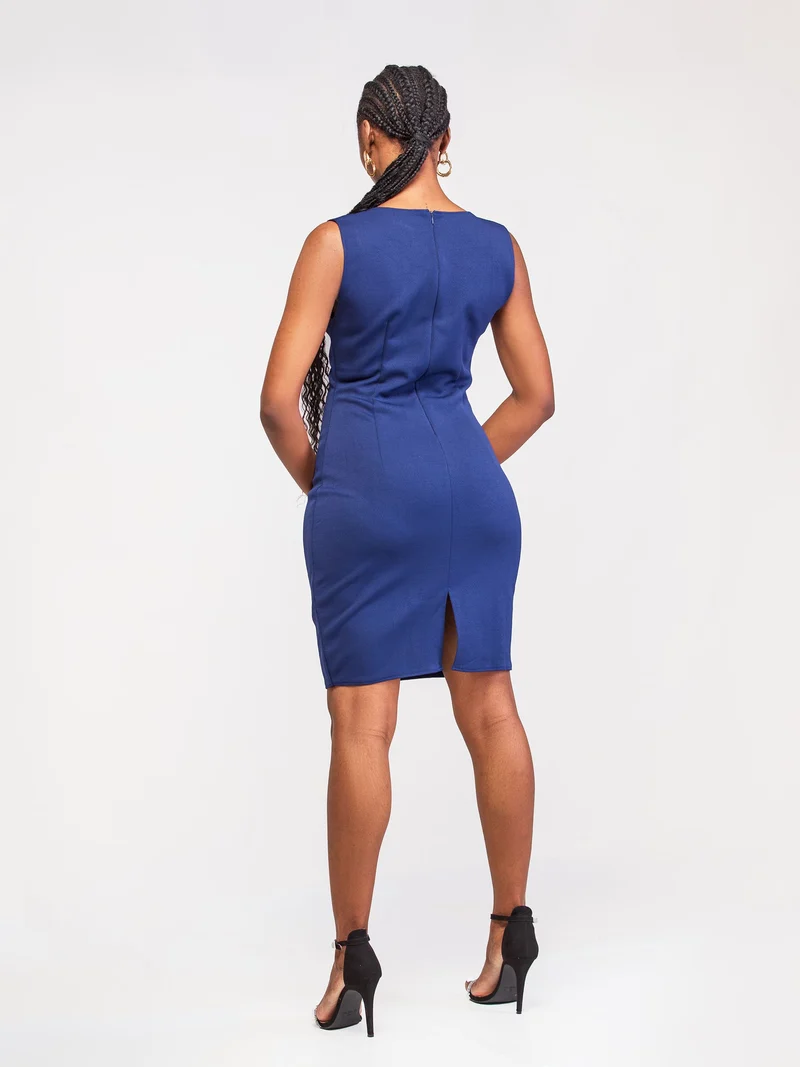 Da'Joy Fashions Vitoria Dress - Navy Blue