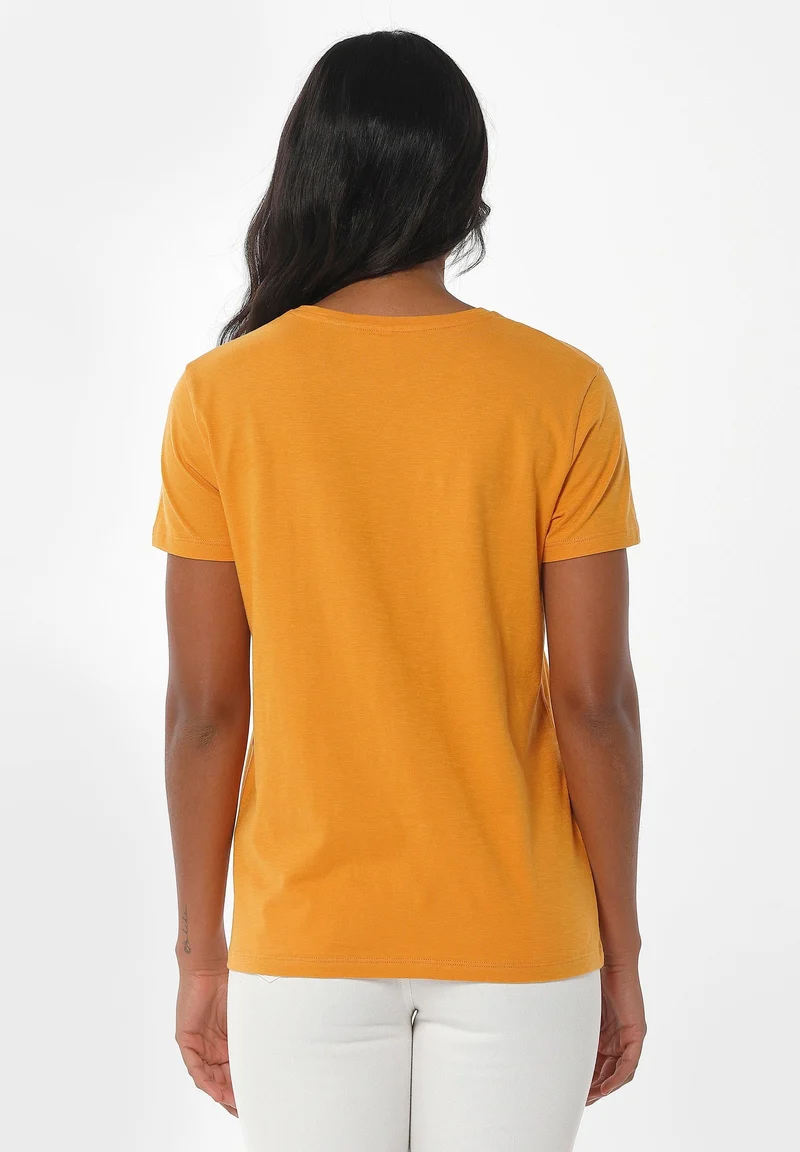 Basic T-Shirt aus Bio-Baumwolle