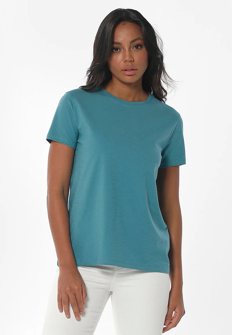 Basic T-Shirt aus Bio-Baumwolle