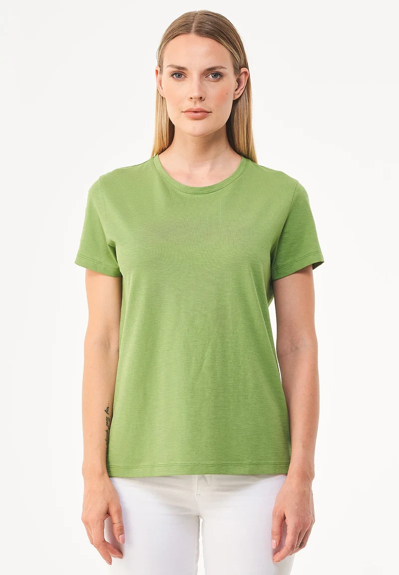Basic T-Shirt aus Bio-Baumwolle
