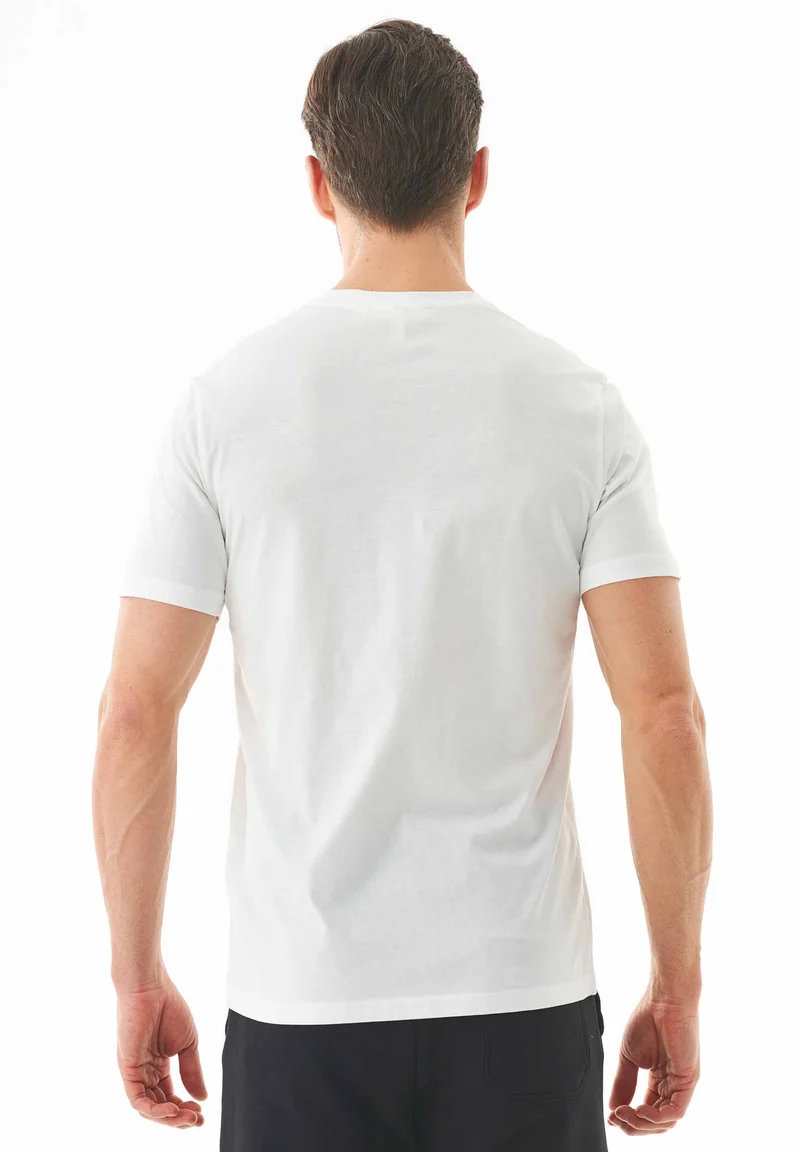 T-Shirt aus Bio-Baumwolle mit Ski-Print