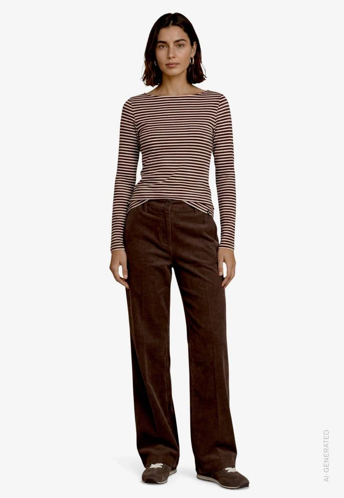 Zero Hose Casual 1/1 Länge - 42_110-10004319_7350-Black Coffee