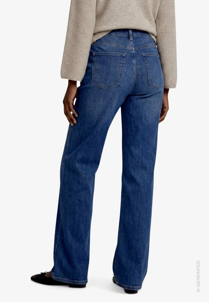 Zero Hose Jeans 1/1 Länge - 42_110-10004257_8620-Dark Blue Denim