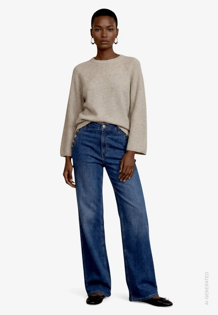 Zero Hose Jeans 1/1 Länge - 42_110-10004257_8620-Dark Blue Denim