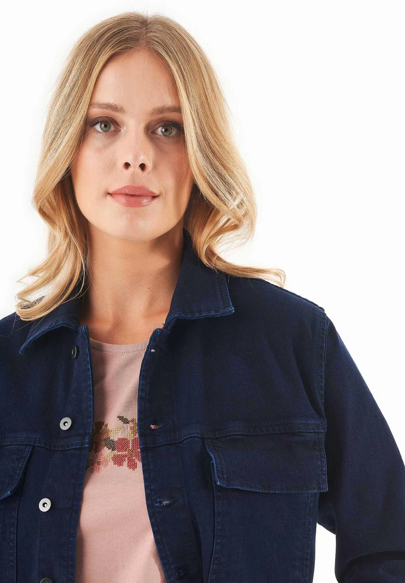 Jeansjacke aus Bio-Baumwolle