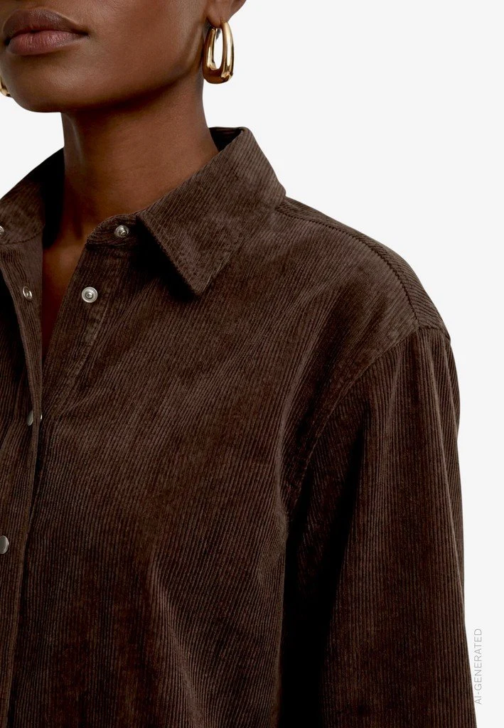 Zero Bluse Kurz 3/4 Arm - 42_110-10004309_7350-Black Coffee