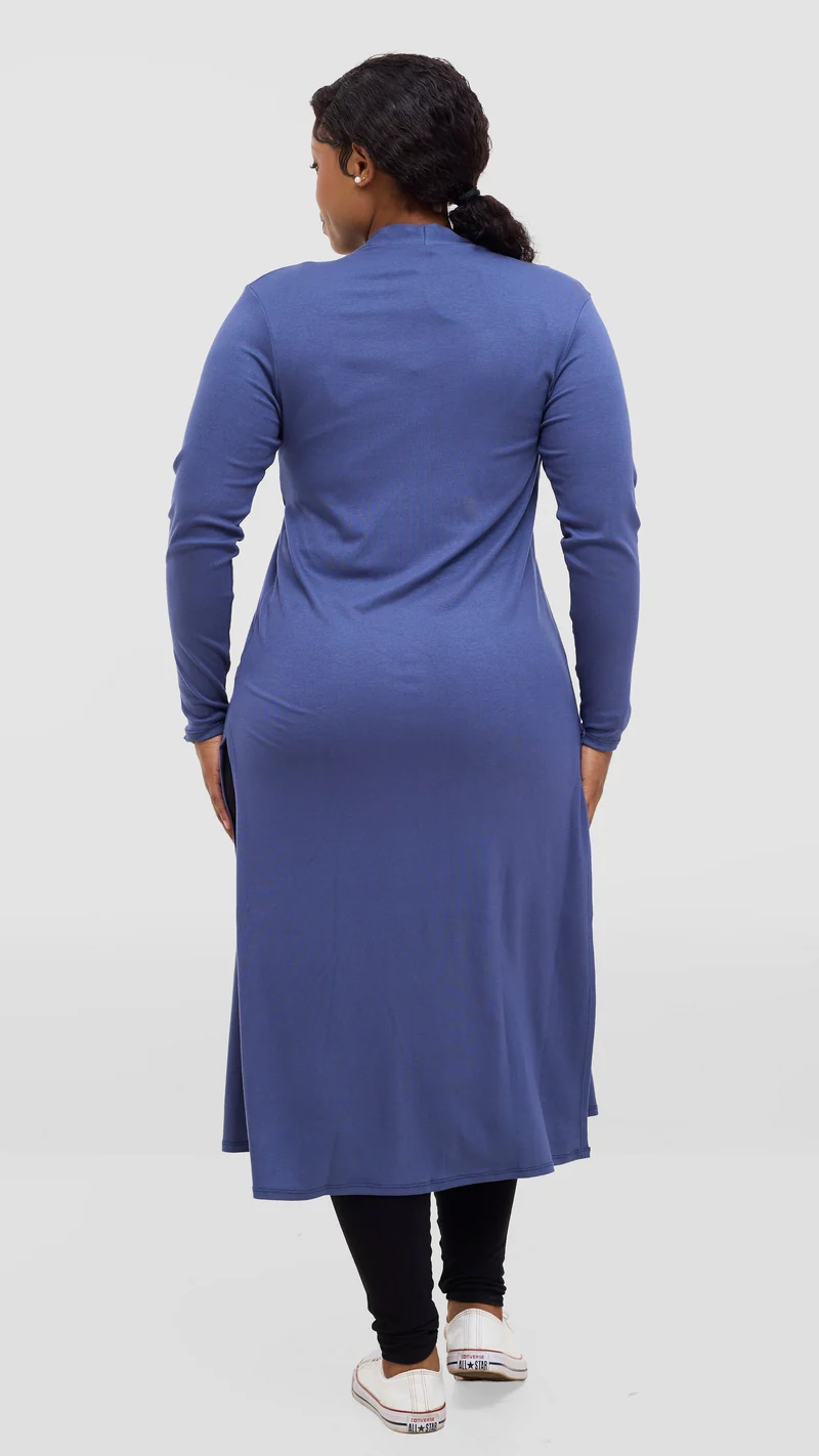 Safari Long Sleeve Waterfall - Powder Blue
