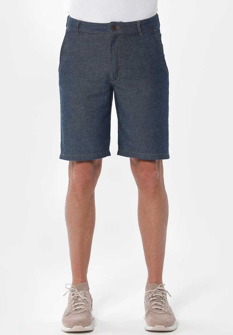 Denim-Shorts aus Bio-Baumwolle und TENCEL™ Lyocell mit Hanf