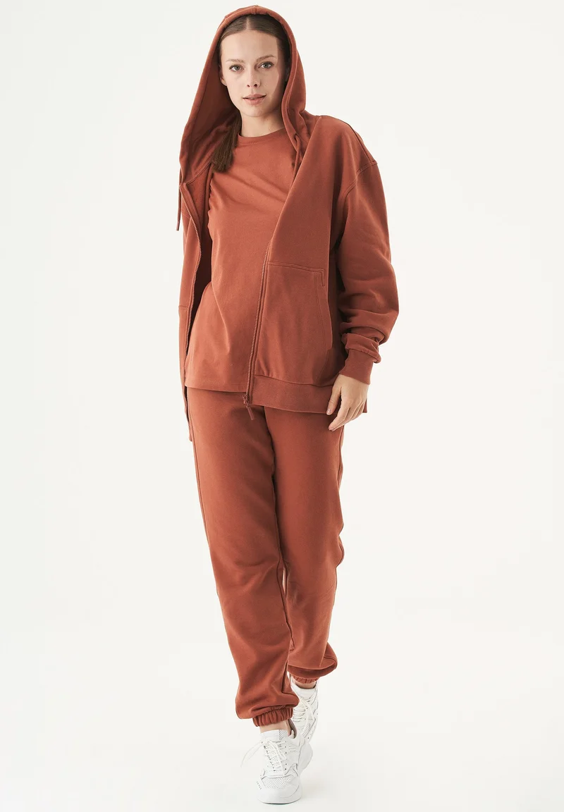 JUNDA Unisex Soft Touch Sweatjacke aus Bio-Baumwolle