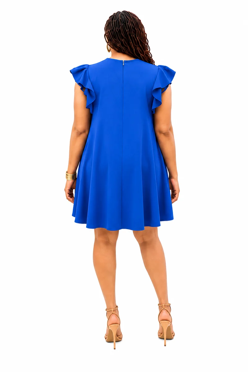 Mnubistyle Blueberry Ruffle - Royal Blue
