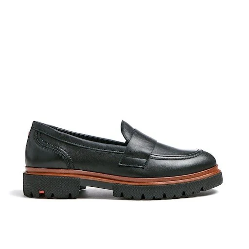 Lloyd Slipper Leder Schwarz