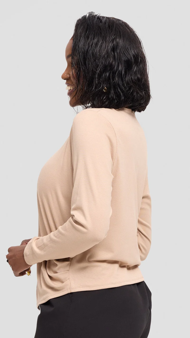 Vivo Basic Sienna Waterfall in Jersey - Taupe
