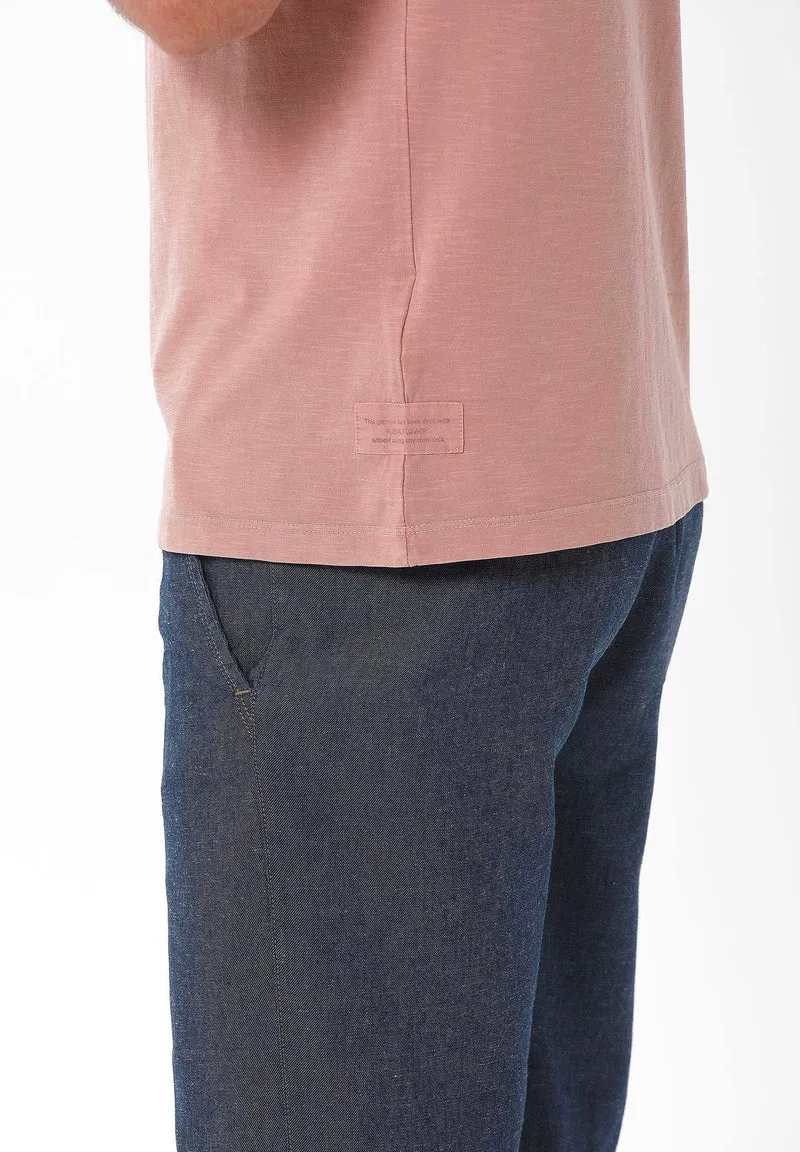 Natural Garment Dyed T-Shirt aus Bio-Baumwolle