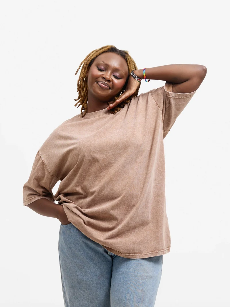 Nairodrip Wash T-shirt - Brown