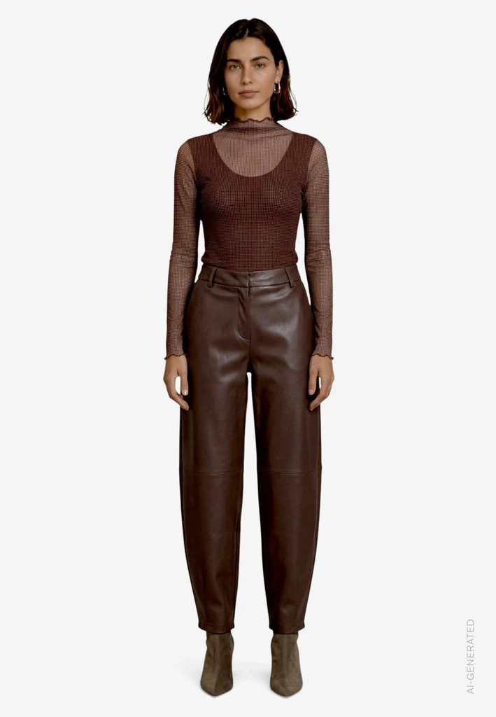 Zero Shirt Kurz 1/1 Arm - 42_110-10004282_7875-Beige/Brown
