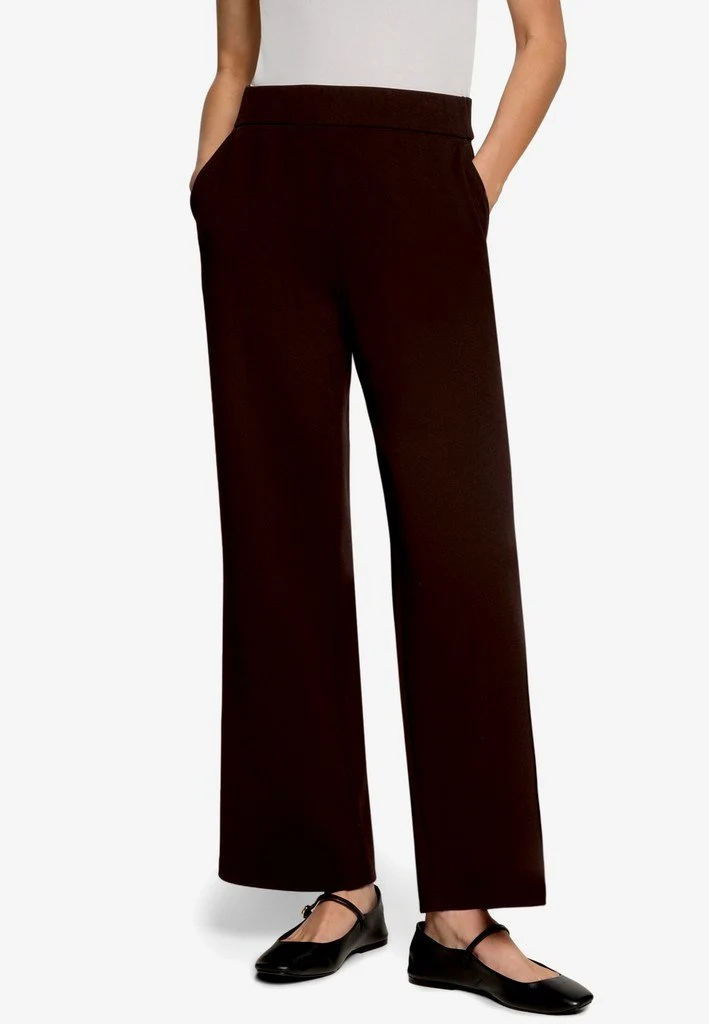 Zero Hose Casual 7/8 Länge - 42_110-10004382_7416-Chocolate Plum