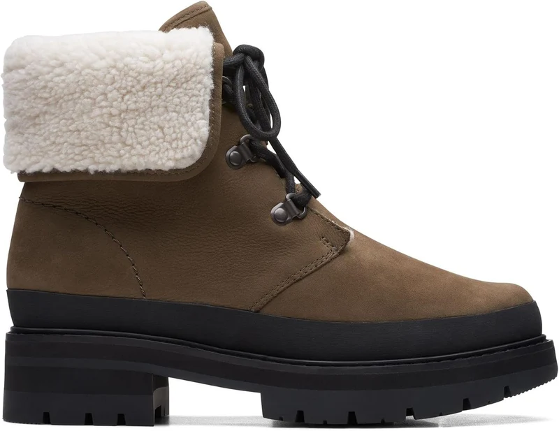 Clarks Damen Winterstiefel Braun