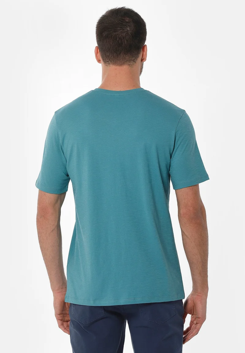 T-Shirt aus Bio-Baumwolle mit Print