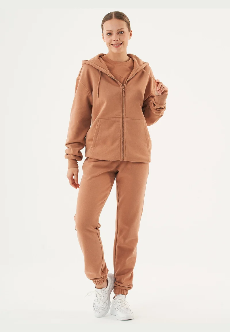 JUNDA Unisex Soft Touch Sweatjacke aus Bio-Baumwolle