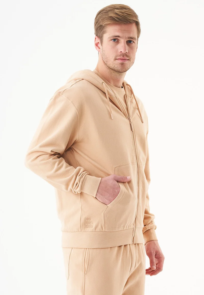 JUNDA Unisex Soft Touch Sweatjacke aus Bio-Baumwolle