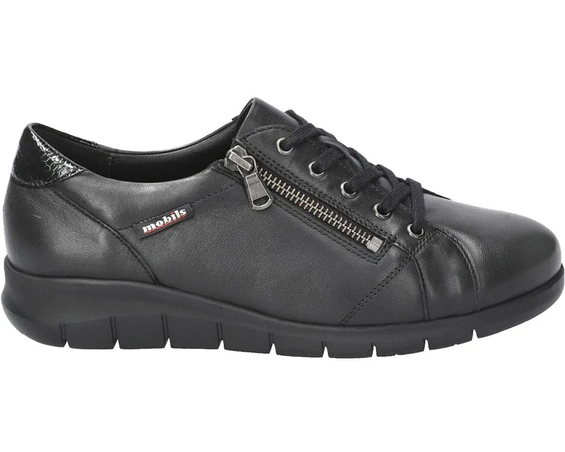ILYANA - P5143263 Bequeme Schnürschuhe schwarz Damen