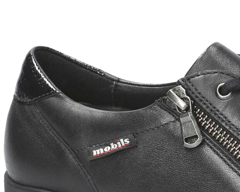 ILYANA - P5143263 Bequeme Schnürschuhe schwarz Damen