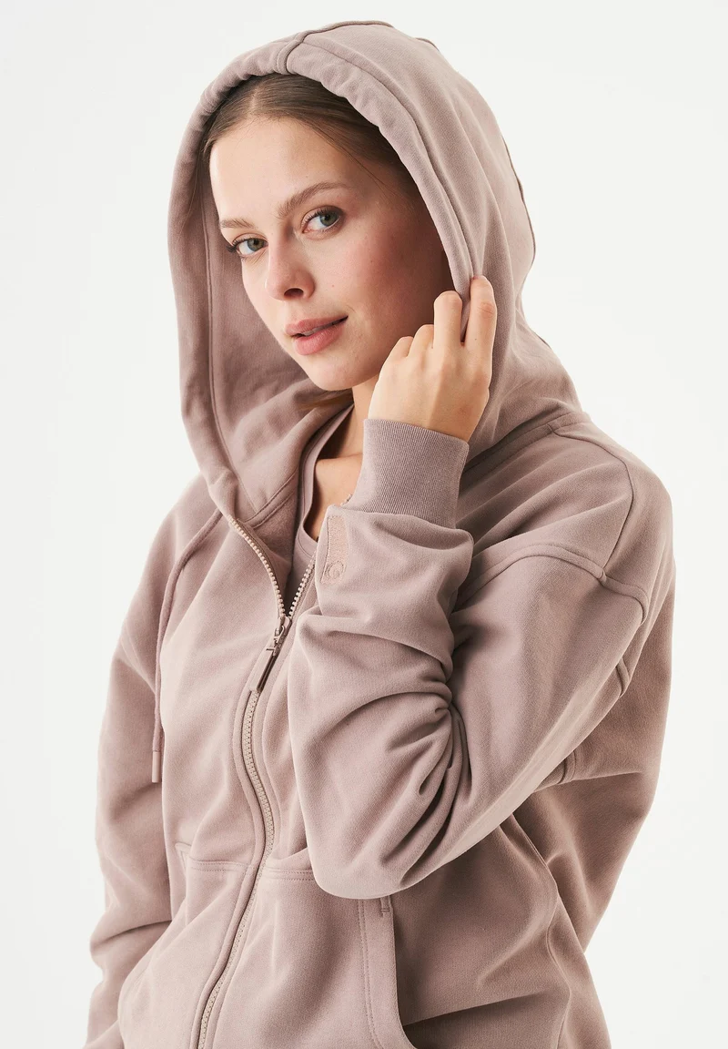 JUNDA Unisex Soft Touch Sweatjacke aus Bio-Baumwolle