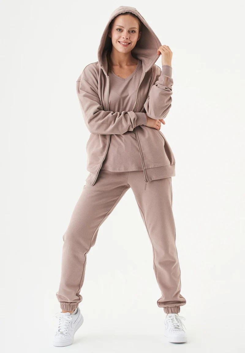 JUNDA Unisex Soft Touch Sweatjacke aus Bio-Baumwolle