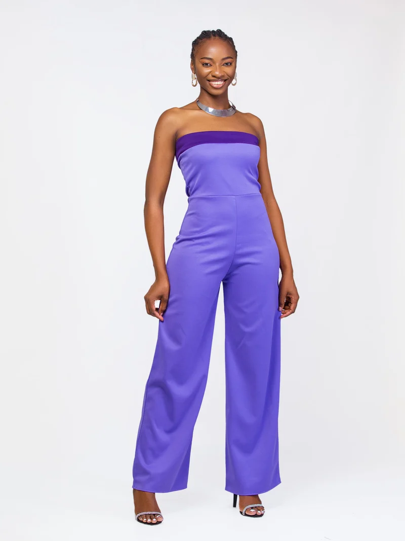 Da'Joy Fashions Amora Jumpsuit - Lavender Purple