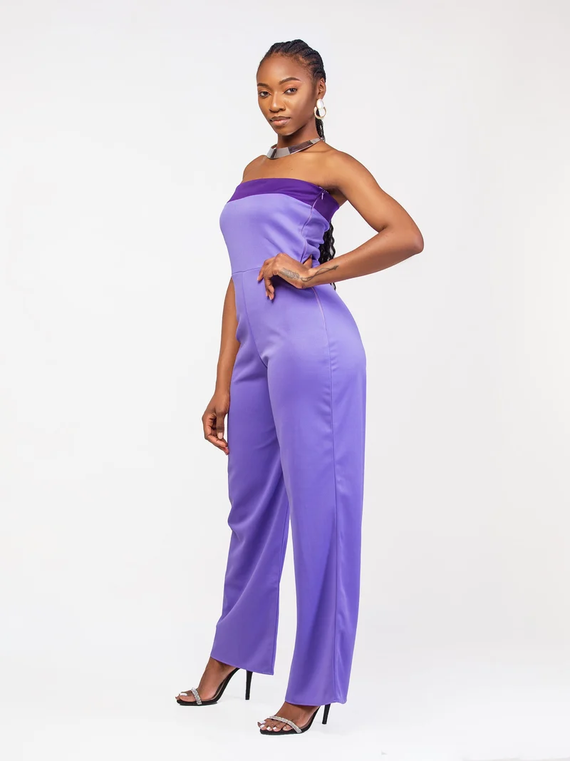 Da'Joy Fashions Amora Jumpsuit - Lavender Purple