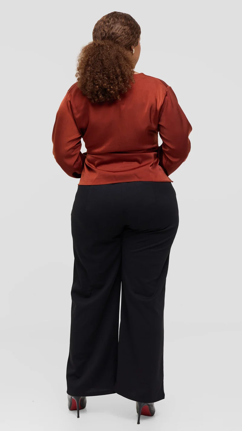Silk House Collection Ekal Top - Burnt Orange