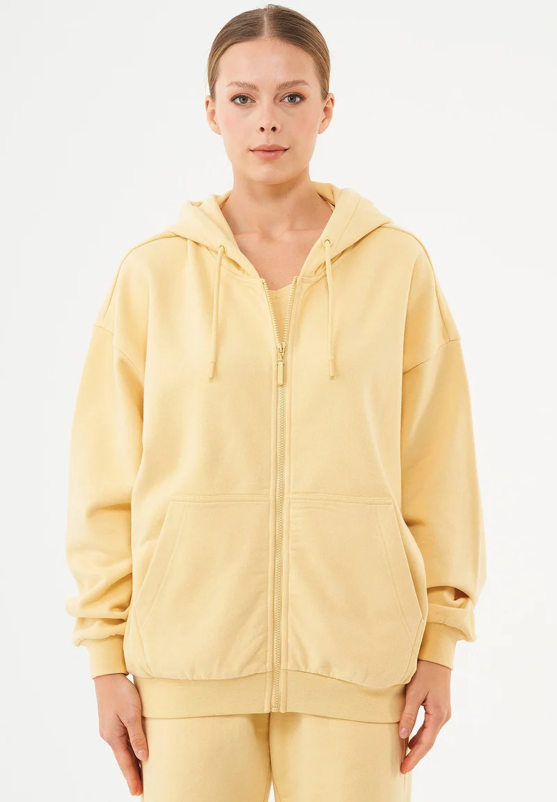 JALE Soft Touch Sweatjacke aus Bio-Baumwolle