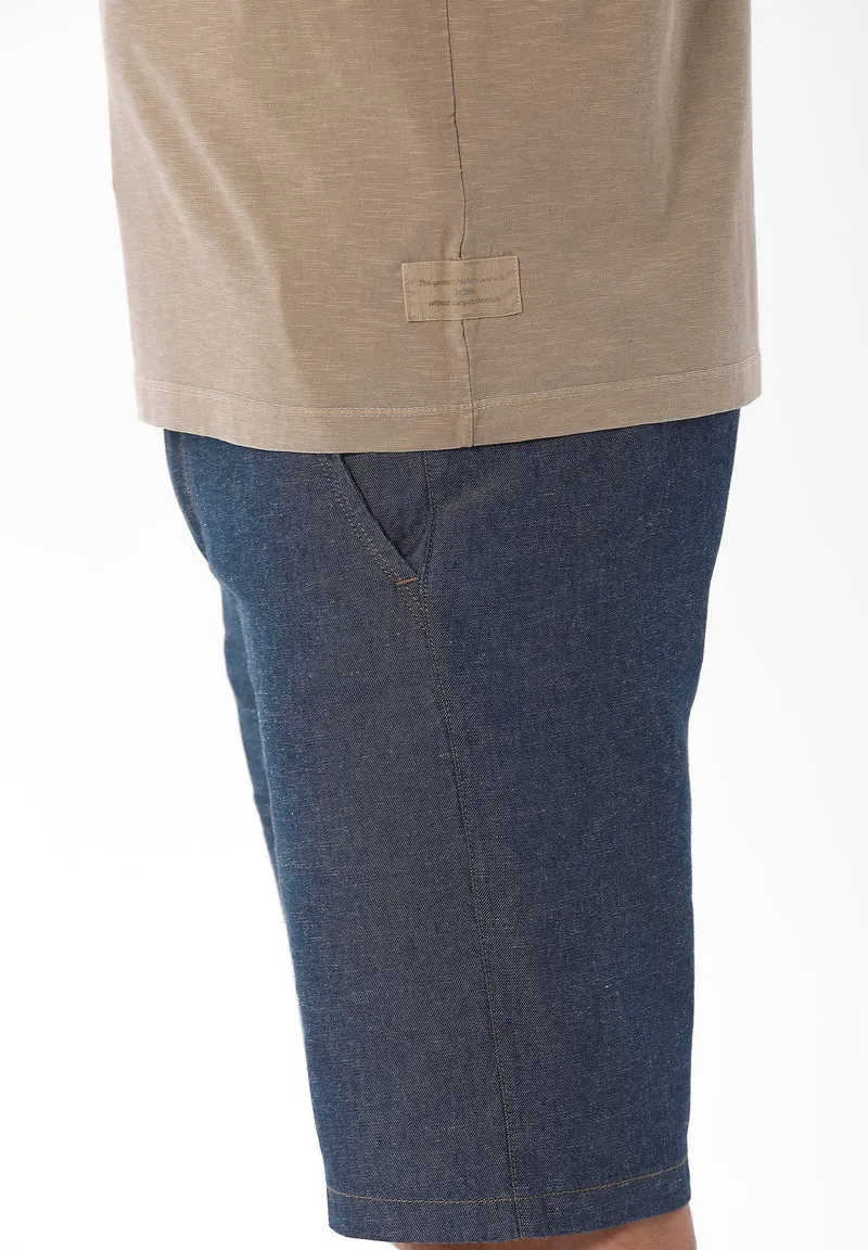 Natural Garment Dyed T-Shirt aus Bio-Baumwolle