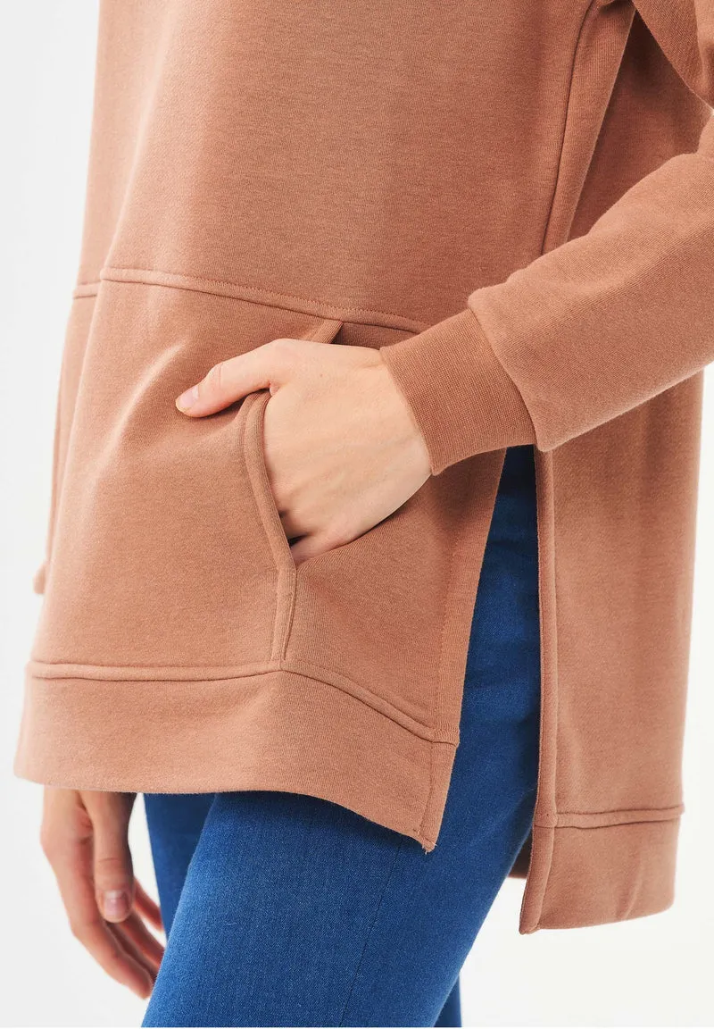 Sweatshirt aus Bio-Baumwolle & Modal mit recyceltem Polyester