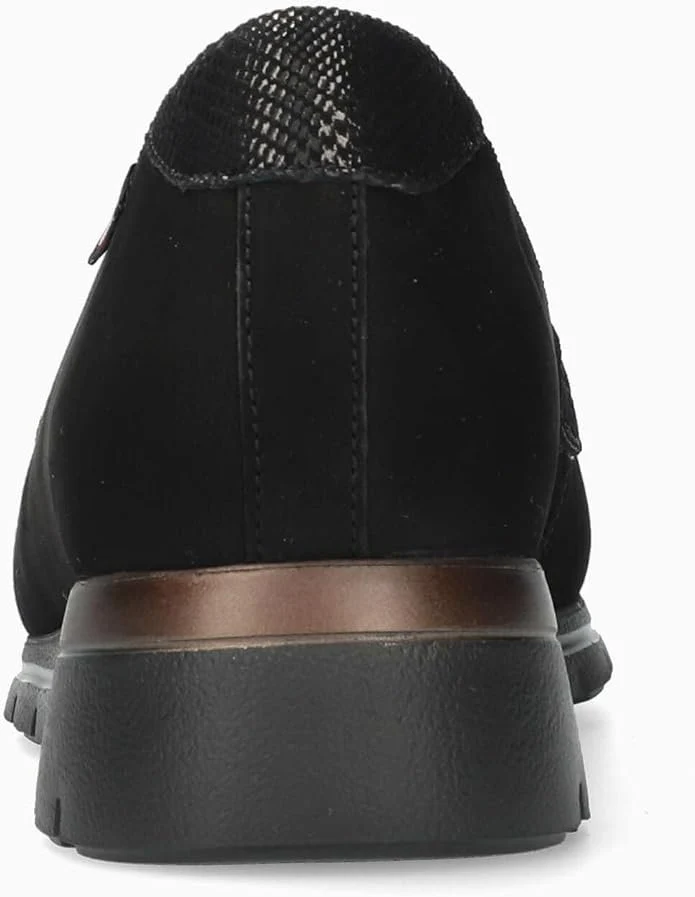 6900 Bequeme Slipper schwarz Damen