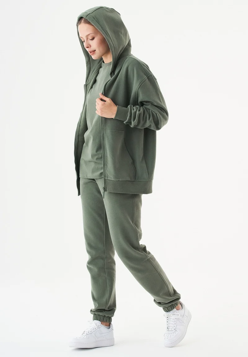 JUNDA Unisex Soft Touch Sweatjacke aus Bio-Baumwolle